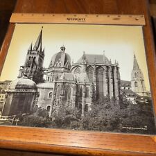 Antique Aix-la-Chapelle Cathedral Mounted French Architecture Photo Adolf Busch