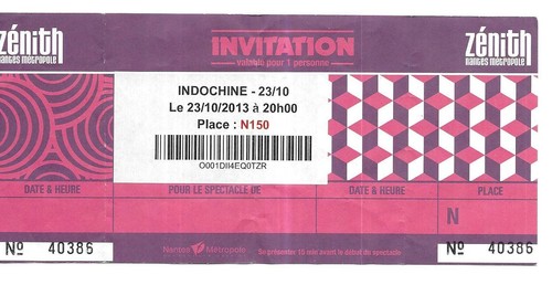 Rare ticket billet de - /,