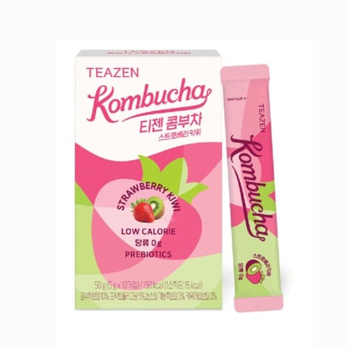Teazen kombucha strawberry - kombucha,