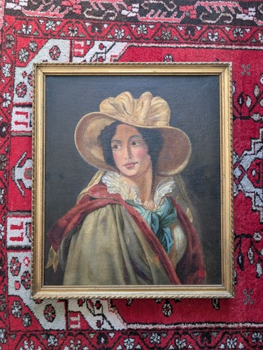 Hst portrait femme époque - hst,