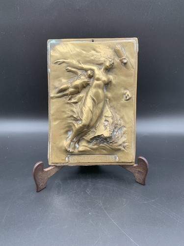 Plaque bronze les - plaque, en