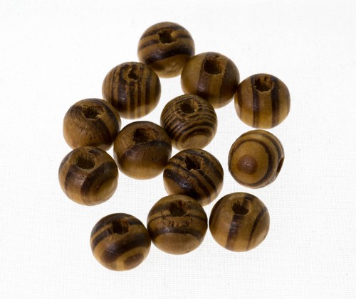 Perle bois 10mm - bois,