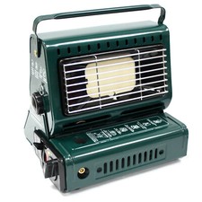 2 in1 Butane LP Gas Ceramic Burner Heater Camper Warmer Heating & Cooking Stove