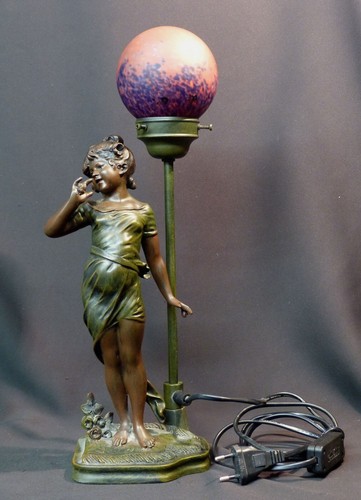 Belle lampe style 1900 44cm - aa,