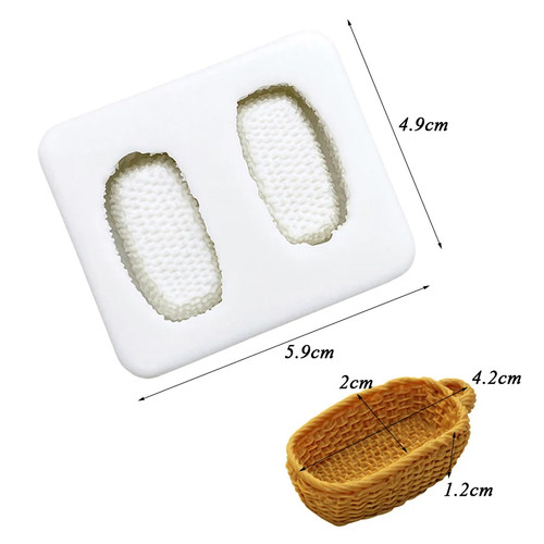Moule silicone panier - , cupcakes
