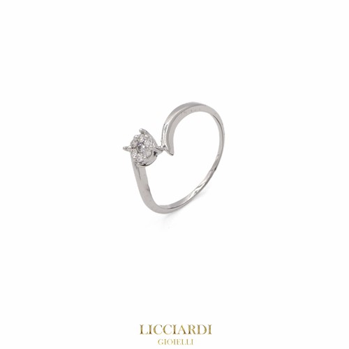 Bague solitaire femme fleur - solitaire,