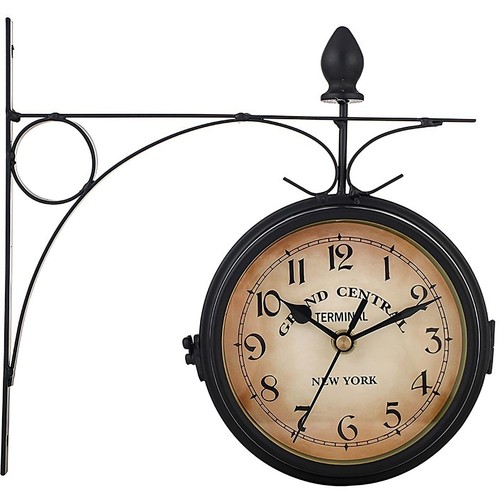 Horloge gare rétro - horloge,