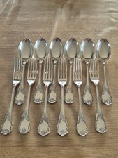 Christofle Marly 6 Couverts de Table 12 Pièces Fourchettes et Cuillères 