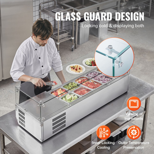 Saladette réfrigérée - saladette, À