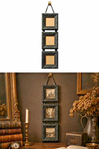 Triptyque cadres photos mural - cadres,