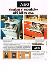 1977 AEG ADVERTISEMENT dishwasher