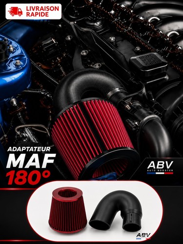 Adaptateur maf 180 76mm bmw - maf, 180°