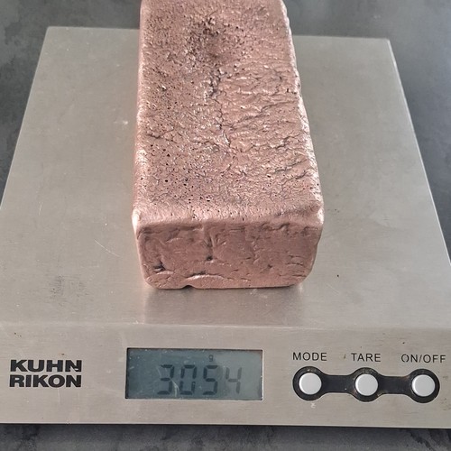 Lingot cuivre 3054 sur - cuivre,