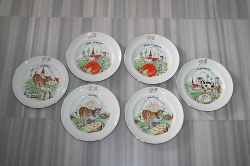 Lot assiettes à fromage - lot, de