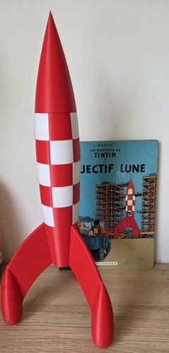 Fusée tintin xxl cm - fusée,