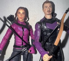 Marvel Legends HAWKEYE X 2 Lot Clint Barton & Kate Bishop 6" Figures Disney+