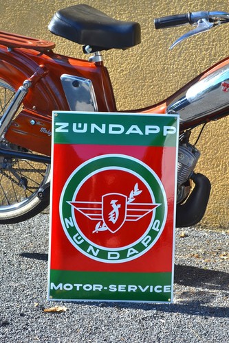 Plaque émaillée zundapp - plaque,