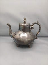 Théière en métal argenté