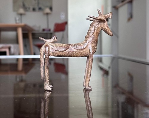 Bronze dogon cheval - dogon,
