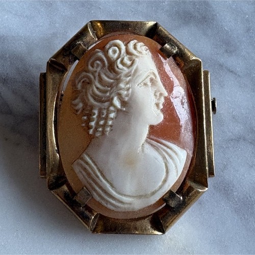 Magnifique broche camée - broche,