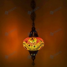 Lustre suspendu en verre