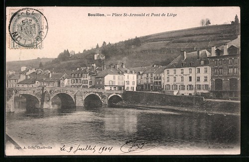Cpa bouillon place arnould - cpa, st-arnould