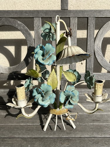 Lustre florentin vintage metal - lustre,