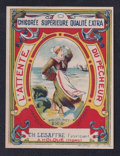 Ancienne étiquette chicorée - étiquette,