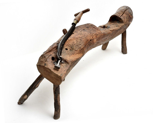 Ancien banc sabotier son - ancien,