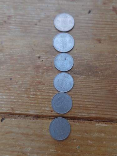 Lot pièces belges - 5,