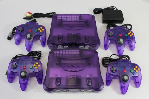Nintendo clear purple - 64,