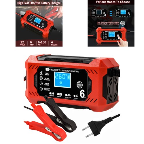 Chargeur batterie 12v 6a - de,