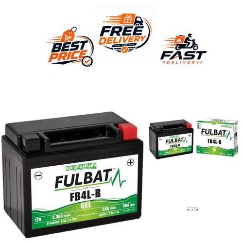 Batterie moto gel fulbat - gel,