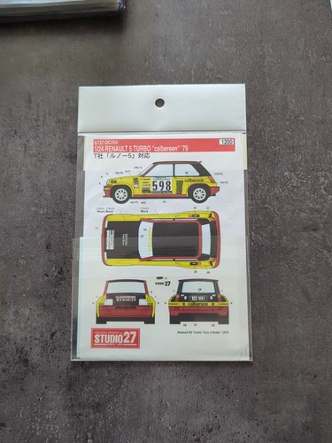 Renault turbo decalc 24 - 5, 1/24