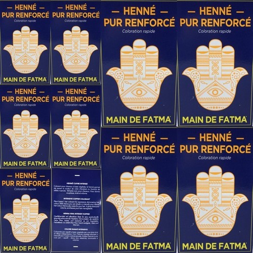 Boites henné main fatma - henné,