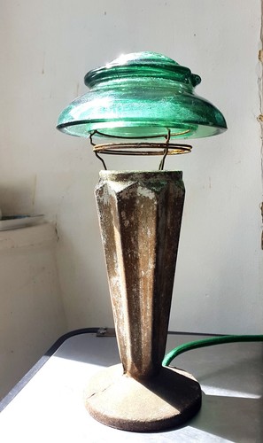 Lampe fonte verre - lampe,