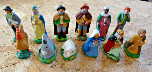 Lot santons personnages - de,