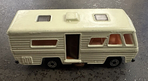 Matchbox mobil home blanc - mobil-home,