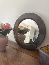 Vintage Miroir Rond Années 70