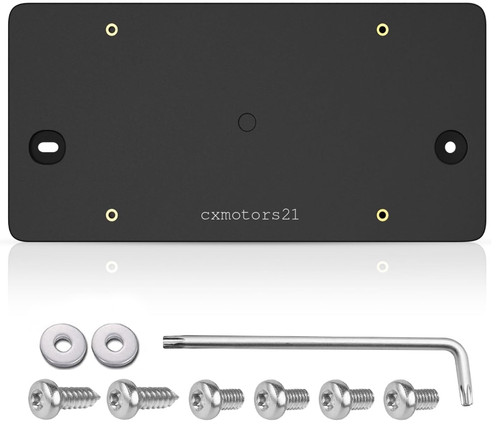 Rear license plate bracket - license, tag