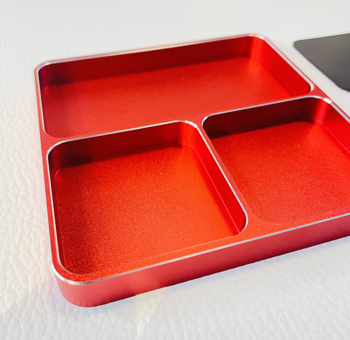 Anodized alu box magnet pad - anodized, box+magnet
