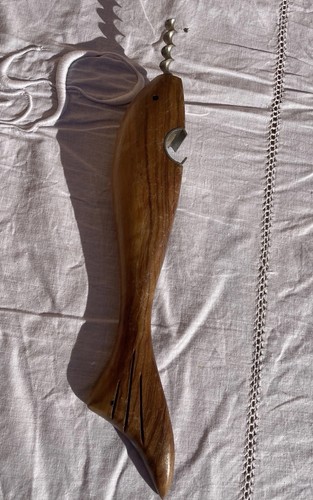Ancien tire bouchon bois - ancien,