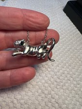 Noir Panther Pendant Necklace