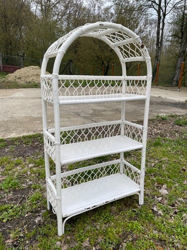 Etagère rotin peinture - rotin,