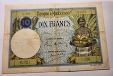 Madagascar - Billet de 10