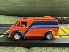 Tyco Dodge Van Orange HO scale Slot Car Nice Congratulation.
