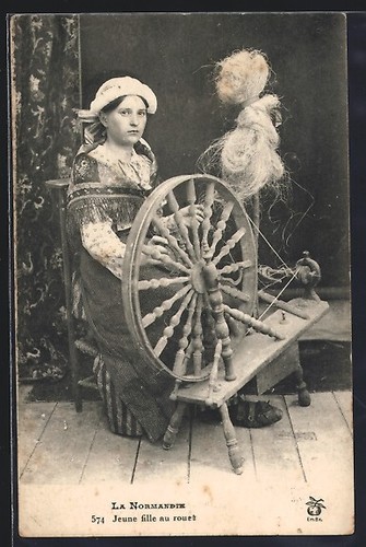 Normandie jeune fille au - jeune,