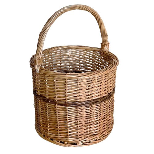Panier osier sara rond avec - panier,