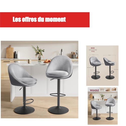 Vasagle tabouret bar - tabouret,