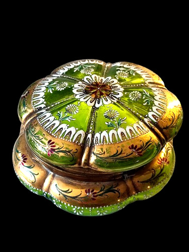 Rare bonbonnière moser - bonbonnière, en